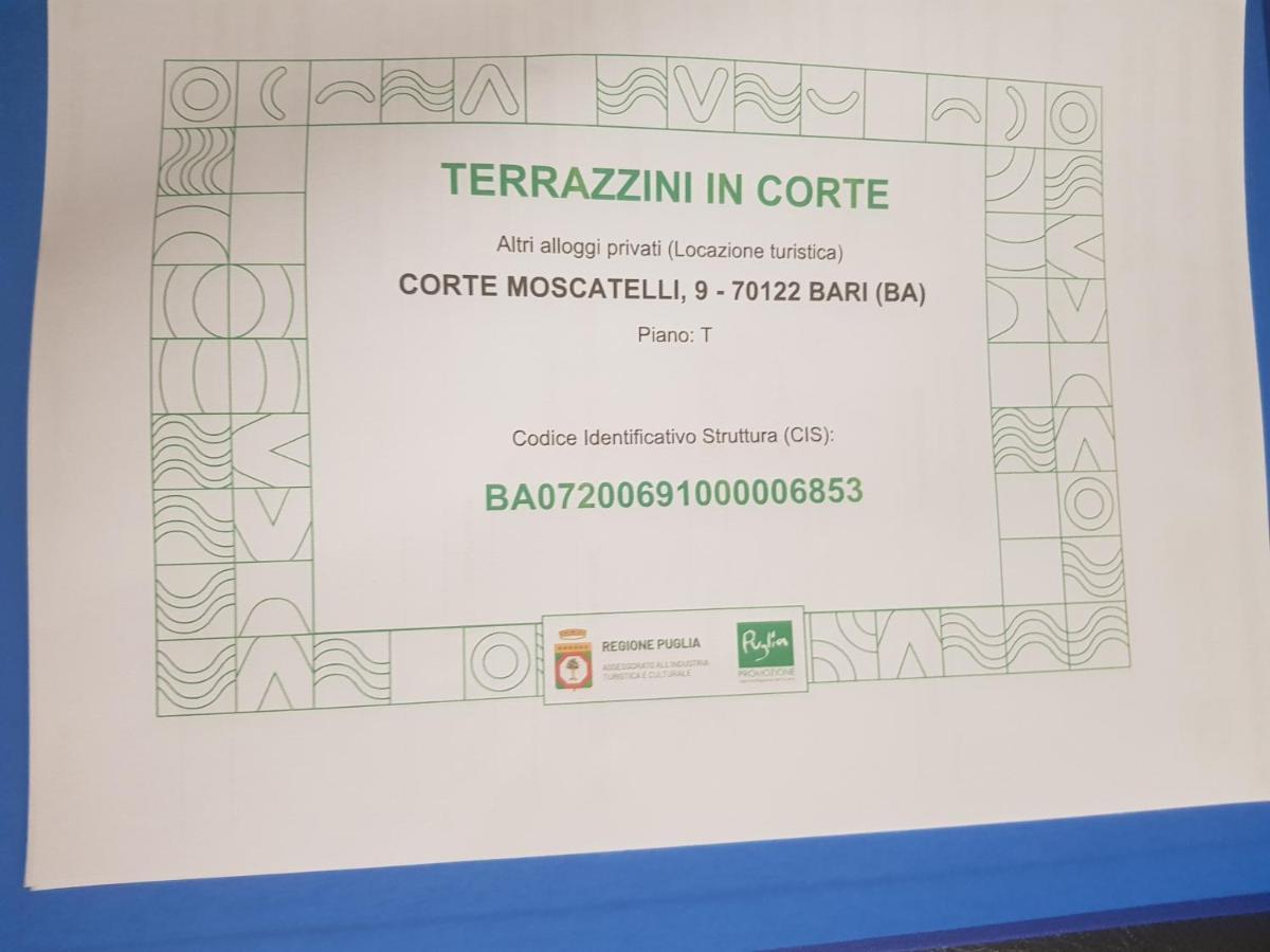 Terrazzini In Corte Bari Kültér fotó